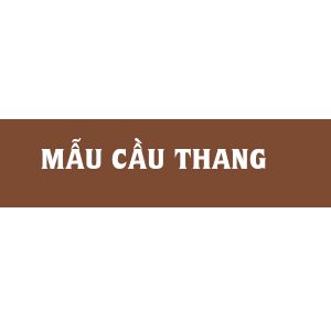 Mẫu cầu thang