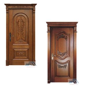 mẫu cửa gỗ đục hoa văn