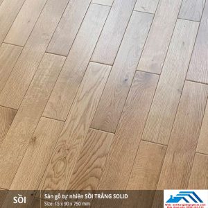 sàn gỗ tự nhiên đẹp sồi trắng