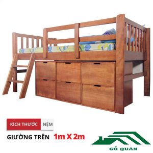 giường đơn trẻ em có ngăn kéo 2
