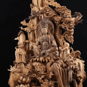 tượng phật gỗ trầm hương